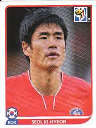 Seol Ki-Hyeon South Korea samolepka Panini World Cup 2010 #160